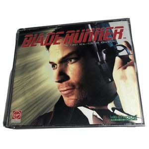 Vtg Blade Runner PC Computer‎ Game 1997 3D Adventure Scifi Futuristic G2 CD-Rom